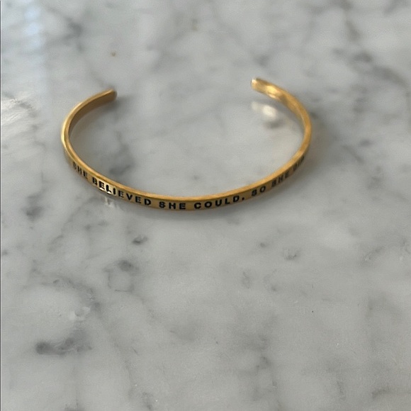 MantraBand Jewelry - MantraBand “She Believed She Could So She Did” Bracelet